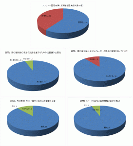候補者アンケート　北海道地区　グラフ